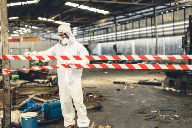 Professional Trauma Scene Cleanup technician working in Austin, IN